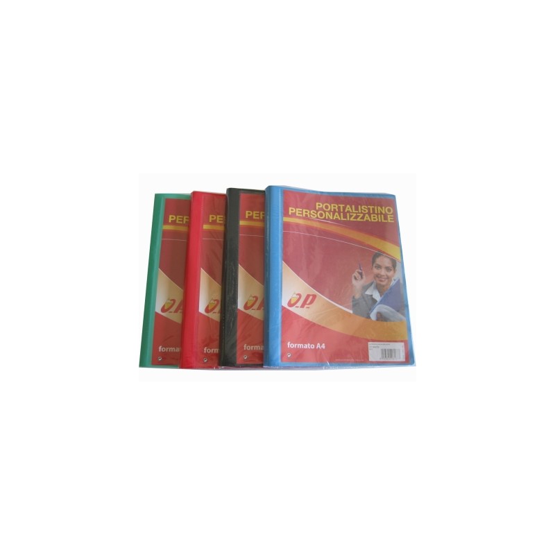 OP Portalistini Soft Display A4 60 Buste Rosso OP5.147