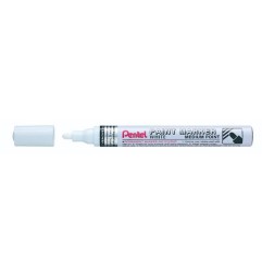 12 pz Pennarello Marker Pentel bianco medio MMP10-W