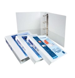 1 - EXACOMPTA Raccoglitore a 4 anelli D.30 display kreacover bianco 51842E