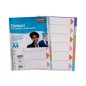 Divisori intercalare A4 in 6 colori plastica 01/124