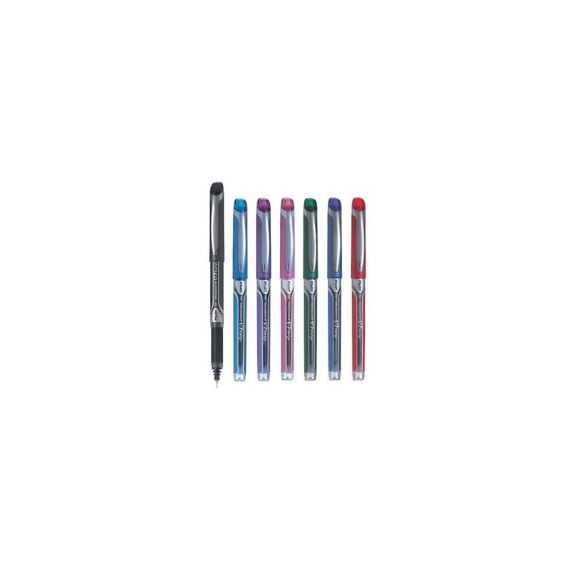 Pilot Hi-Tecpoint V7 Grip Color Set 10 Penne Roller a Inchiostro Liquido 0,7 mm Colori Assortiti
