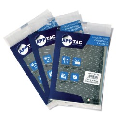 1 - ETICHETTE APPTAC STELLA ARGENTO ST018SIL - MIS.18X18