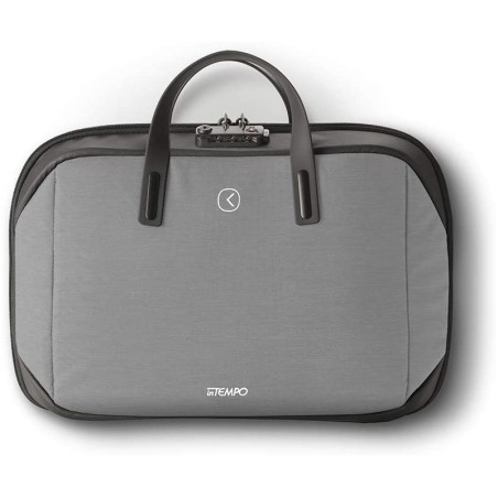 1 - BORSA TEKNIKO INTEMPO -ANTIFURTO-PORTA USB 9236TK22 GRIGIO