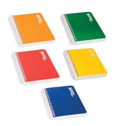 1 - NICKOFFICE - MYBOOK Quaderno Maxi Spiralato 5M 4 Fori 144 fogli 80gr - Colori Assortiti 30/039