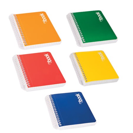1 - NICKOFFICE - MYBOOK Quaderno Maxi Spiralato 5M 4 Fori 144 fogli 80gr - Colori Assortiti 30/039