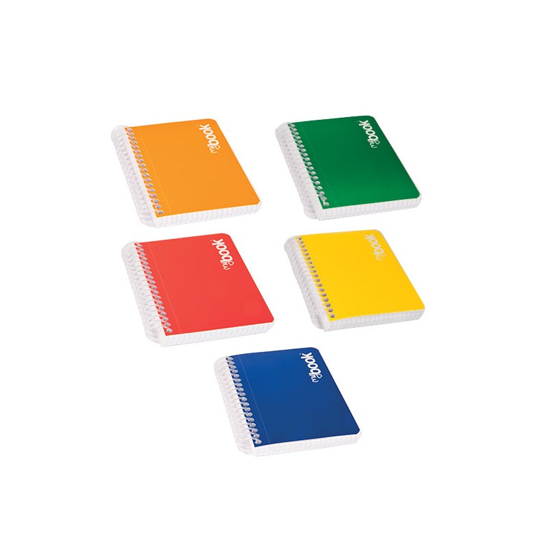 NICKOFFICE - MYBOOK Quaderno Maxi Spiralato 1R 4 Fori 144 fogli 80gr - Colori Assortiti 30/039-1