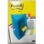 Post-it Index 2 con Dispenser Tridex segnapagina adesivo blu