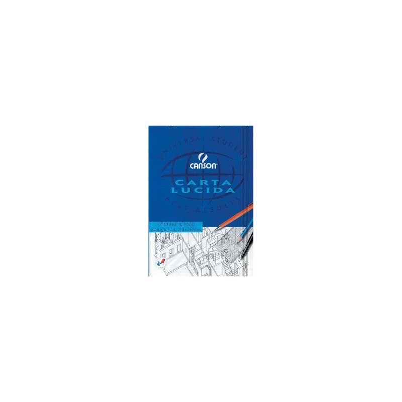 Canson Blocco Carta Lucida 21x29,7 cm 80 g/m² 10 fogli C200005825