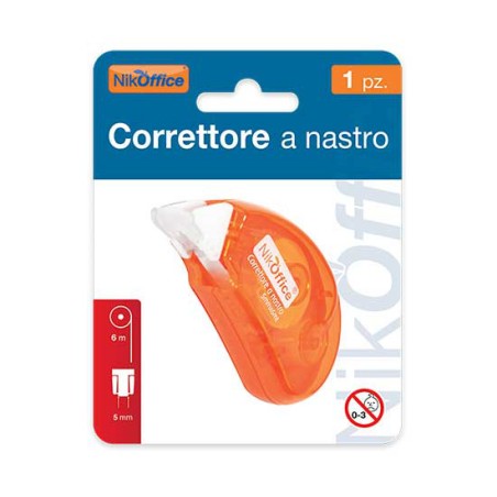 CORRETTORE A NASTRO 5mmX6mt 15PZ.  22/048-BL