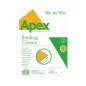 Fellowes Copertine per Rilegatura Apex Effetto Pelle Bianco A4 230 g/m² 100 pz 6500901