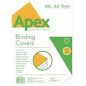 Fellowes Copertine per Rilegatura Apex Effetto Pelle Nero A4 230 g/m² 100 pz 6501001