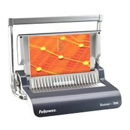 1 - RILEGATRICE FELLOWES QUASAR+ 500 DORSI PLAST.5627701