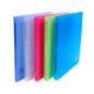 Exacompta Raccoglitore a 4 Anelli Chromaline D. 15 mm 22x30 cm Colori Assortiti Traslucidi 51169E