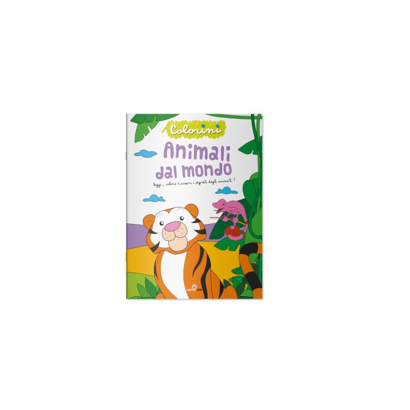 LISCIANI EDU COLORINI - ANIMALI DAL MONDO 10723*