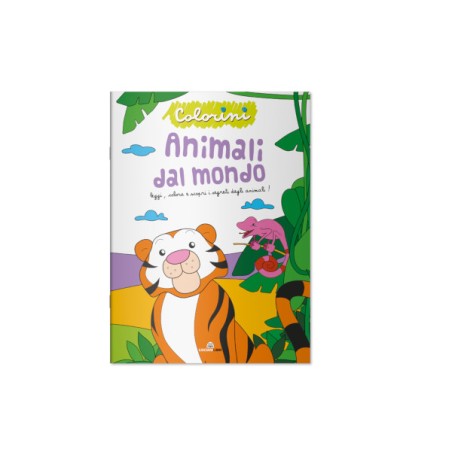 1 - LISCIANI EDU COLORINI - ANIMALI DAL MONDO 10723*