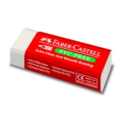 1 - GOMMA BIANCA PER MATITA FABER SENZA PVC