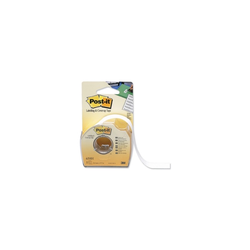 Nastro adesivo per correzione Post-it® Cover Up in carta removibile 8 righe - 658H