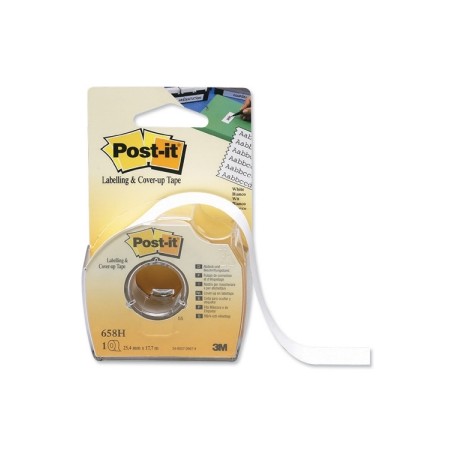 Nastro adesivo per correzione Post-it® Cover Up in carta removibile 8 righe - 658H