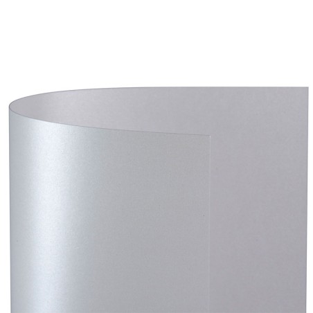 1 - FAVINI  100 fogli Carta special event metalizzata colore bianco A4 120 gr A690114