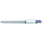 BIC 4 Colours Shine Silver Penna a Sfera Retrattile Confezione da 12 982873