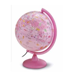 1 - Mappamondo Pink Zoo diam.25 Tecnodidattica