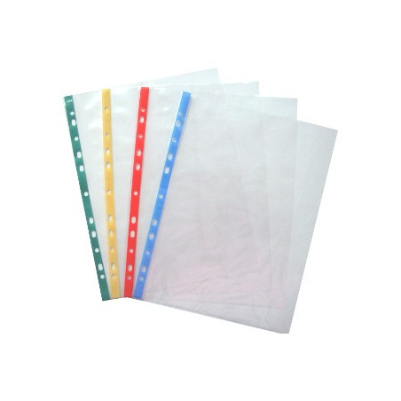 1 - O.P. Buste a foratura universale verde 22x30 cm 100 pz.