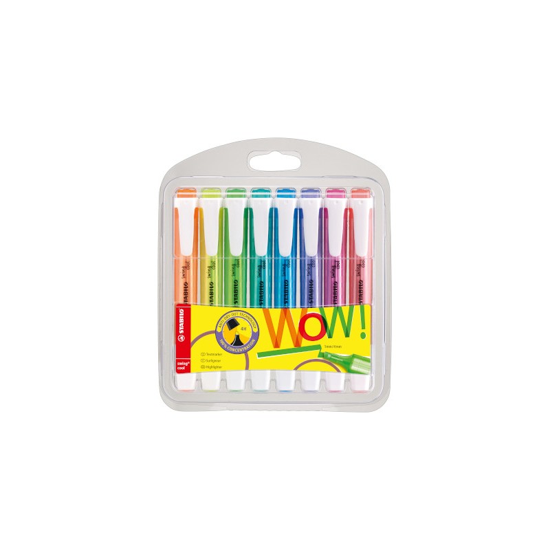 Evidenziatori Stabilo Swing Cool - 8 Colori 275/8-3