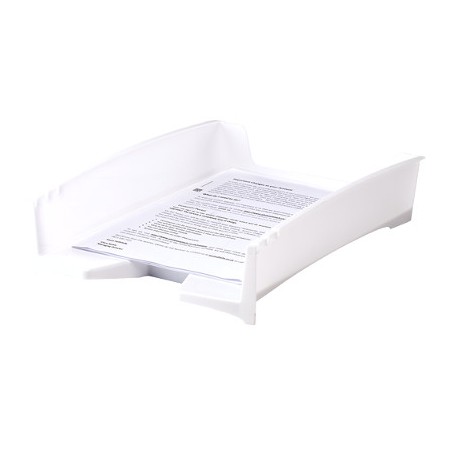 1 - FELLOWES G2DESK Vaschetta per Corrispondenza Impilabile Bianco 081