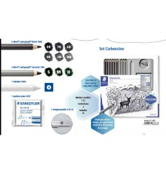 1 - STAEDTLER CHARCOAL Set per Disegno CARBONCINO  61-100C