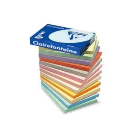 1 - CLAIREFONTAINE TROPHEE 250 fogli Carta per fotocopie colore giallo sole A3 160 gr 1039