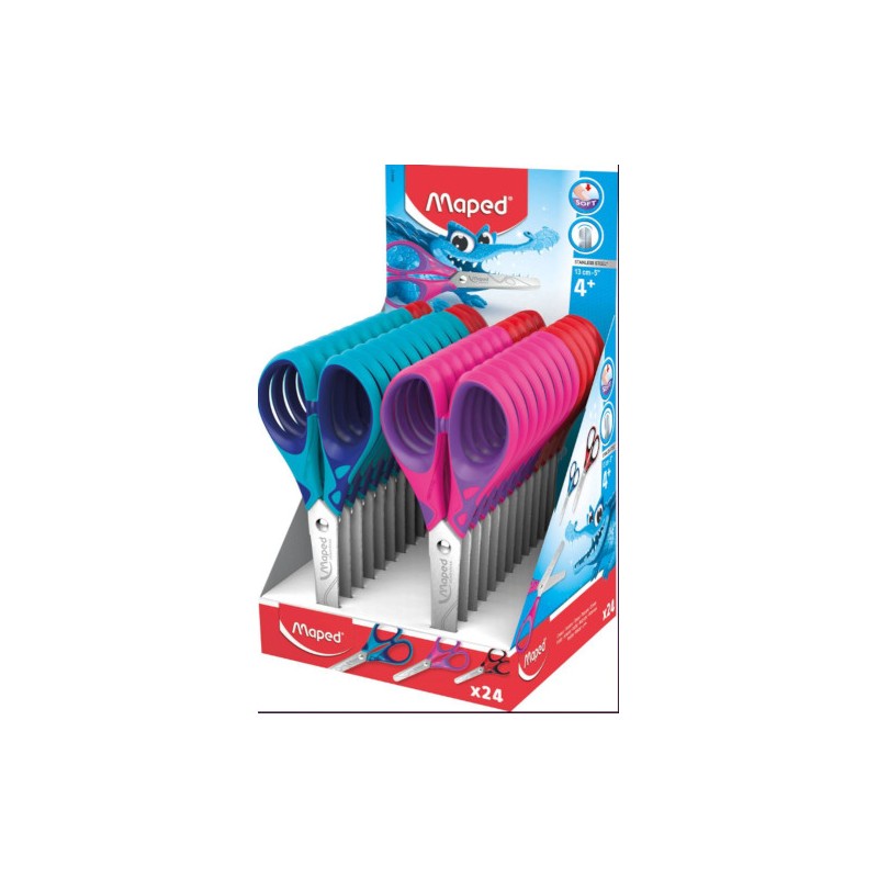 MAPED FORBICI COLLAGE ESSENTIAL SOFT 13CM. -24pz 464412