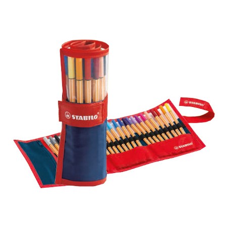 1 - 25 Pennarelli colori assortiti Stabilo Point 88 8825-021