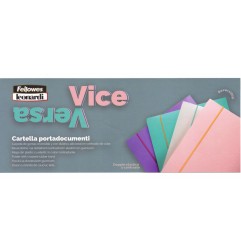 1 - FELLOWES CARTELLA 3L C/EL. FELLOWES VICE-VERSA PLP -4pz - 4 colori reversibili 100041254