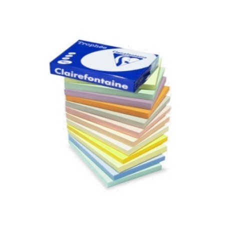 1 - CLAIREFONTAINE TROPHEE 250 fogli Carta per fotocopie colore caramel 1109 A3 160 gr