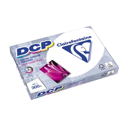 1 - CLAIREFONTAINE DCP 125 fogli Carta per fotocopie colore bianco 3802 A3 3000gr