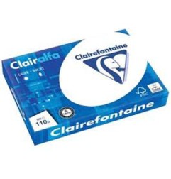 1 - CLAIREFONTAINE 500 fogli Carta per fotocopie Clairalfa A3 110 gr 4210