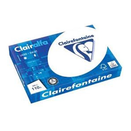 1 - CLAIREFONTAINE 500 fogli Carta per fotocopie Clairalfa A3 110 gr 4210