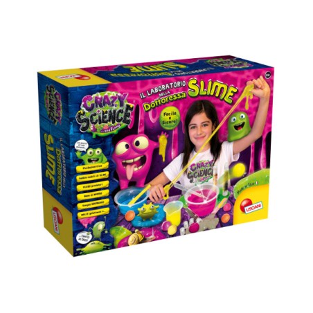 1 - LISCIANI - CRAZY SCIENCE LABORATORIO DELLA DOTTORESSA SLIME 75102 Gioco interattivo per bambini +8a