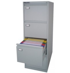 1 - BERTESI Classificatore 4 cassetti a incasso Kubo grigio chiaro