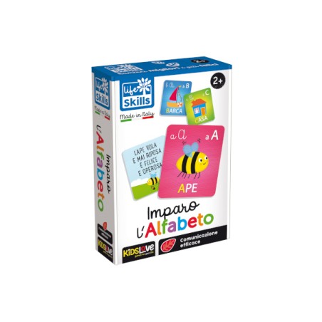 1 - LISCIANI - LIFE SKILLS CARDS IMPARO L'ALFABETO 84050 Gioco interattivo per bambini +3A