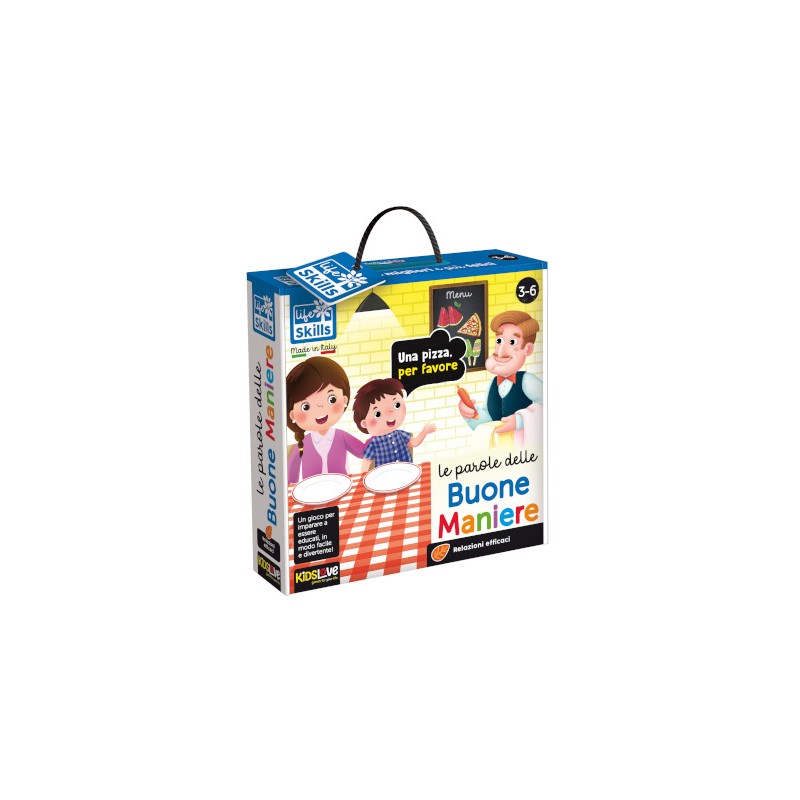 LISCIANI - LIFE SKILLS LE PAROLE DELLE BUONE MANIERE 84135 Gioco interattivo per bambini 3-6A