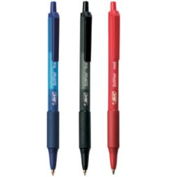 1 - BIC SOFT FEEL CLIC GRIP Set da 12 pz Colore NERO 837397