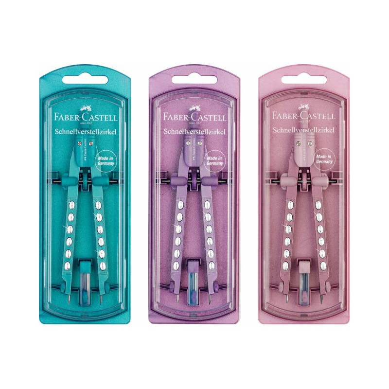 Faber-Castell Balaustrone Sparkle con Regolazione Rapida 3 Pezzi 174323