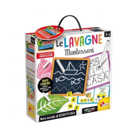 1 - LISCIANI - MONTESSORI LE LAVAGNE EDUCATIVE 89093 Gioco interattivo per bambini +6A