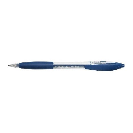 BIC Atlantis Penna sfera blu punta media 1,0 mm a scatto 887131