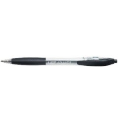 BIC Atlantis penne a sfera a scatto punta media 1.0 mm nero 887132