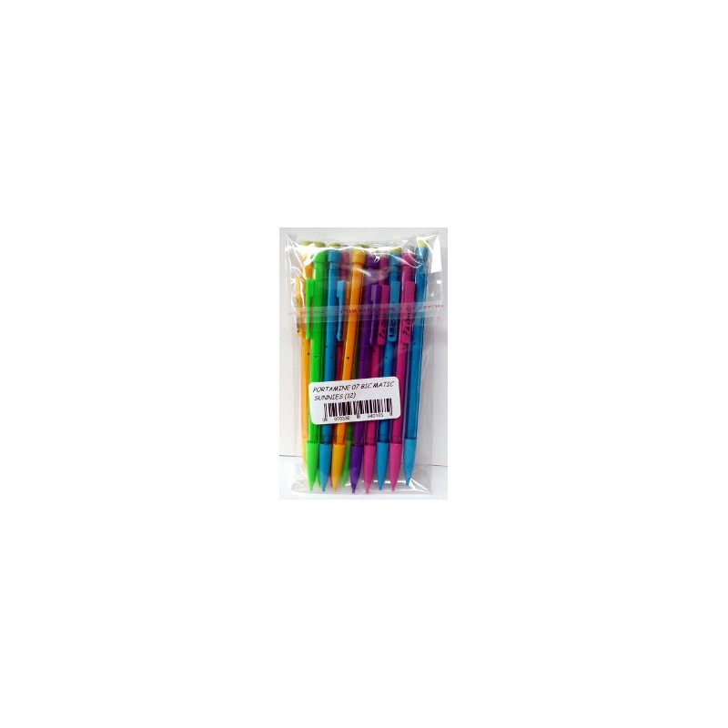 Bic Matic Sunnies portamine assortiti 0.7 mm 12 Pz