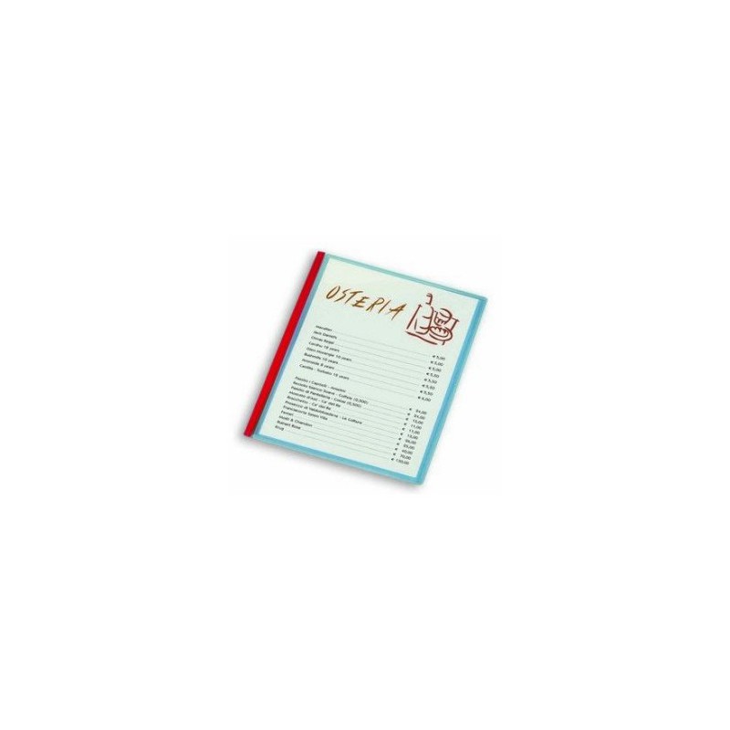 LEBEZ Portamenu 4 bustine formato A4 in PVC 142