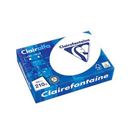 1 - CLAIREFONTAINE 250 fogli Carta per fotocopie Clairalfa 2216 A4 210 gr