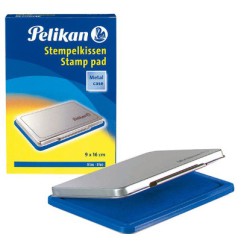 1 - Cuscinetto inchiostro per timbro Pelikan - N. 1 - 9x16 cm Blu